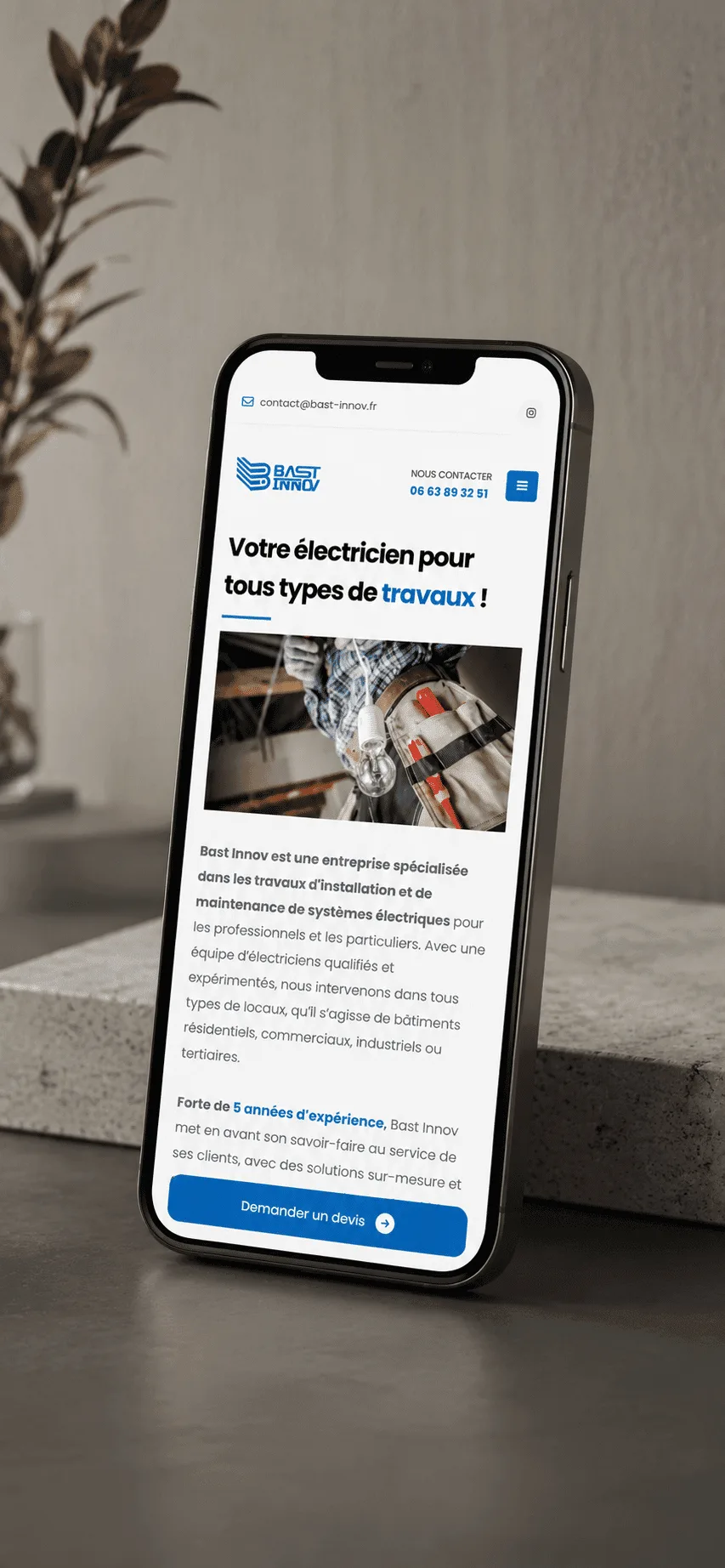 Version mobile Bast Innov
