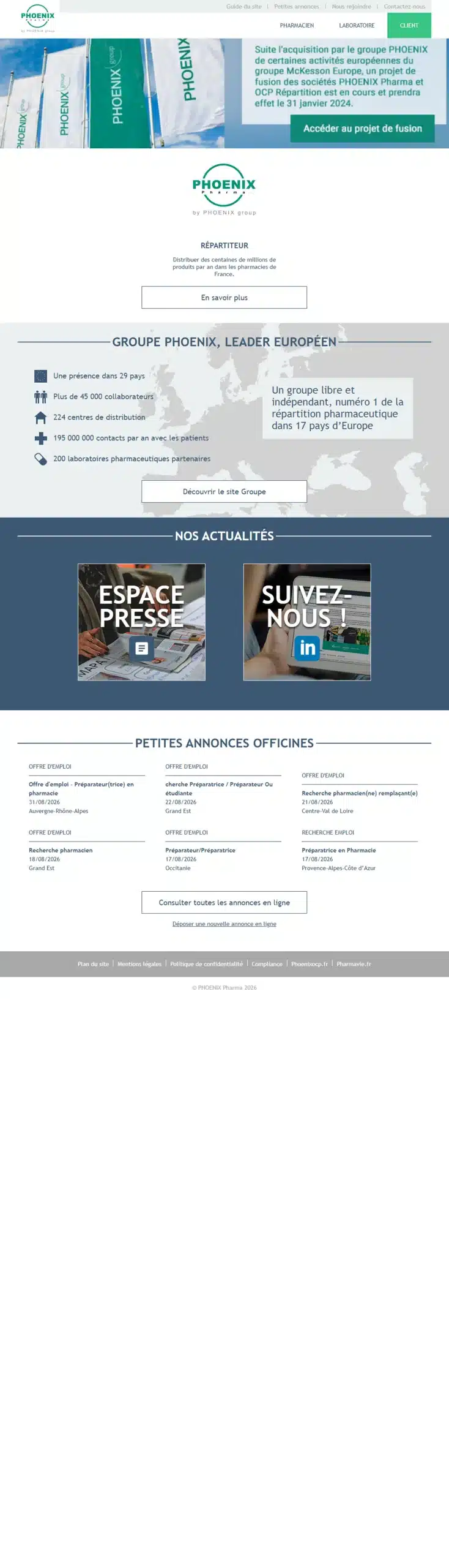 Site avant refonte